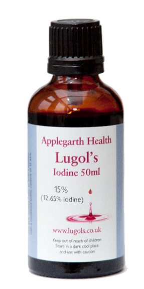 Lugols iodine
bottle